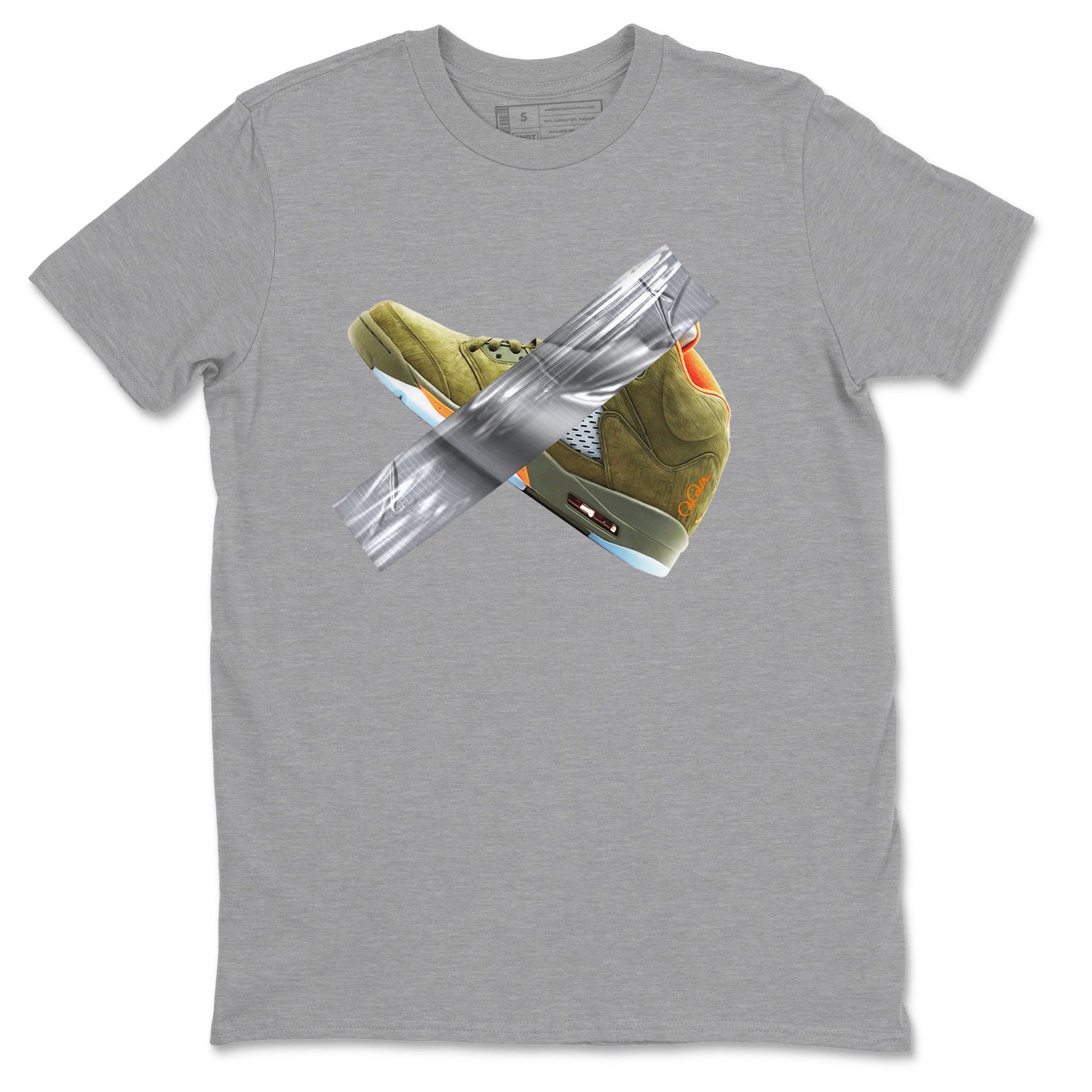 Duct Tape Sneaker Tees - Air Jordan 5 Olive