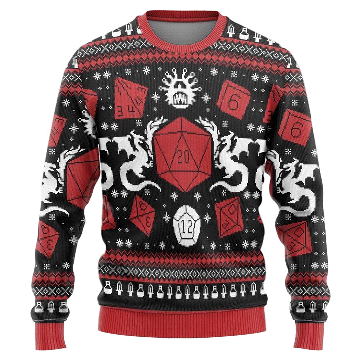 Dungeons And Dragons Christmas Sweater ? Usalast