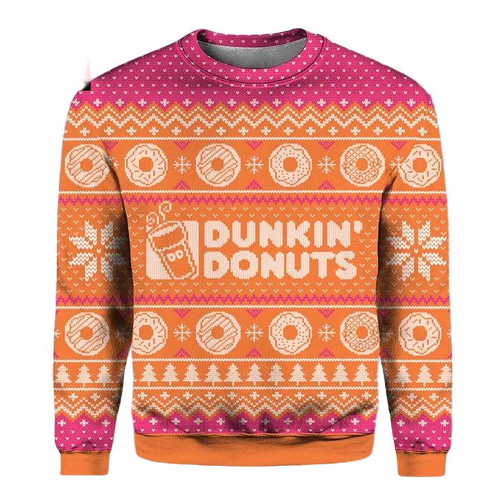 Dunkin?s Donuts Ugly Christmas Sweater 2022 ? Usalast