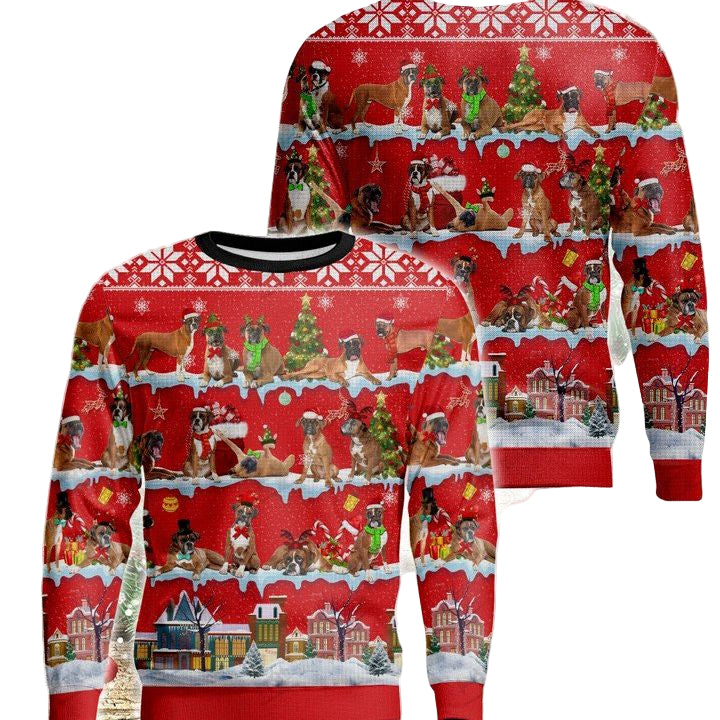Dvt20102801 Boxer-Merry Christmas Sweater Sweater ? Usalast