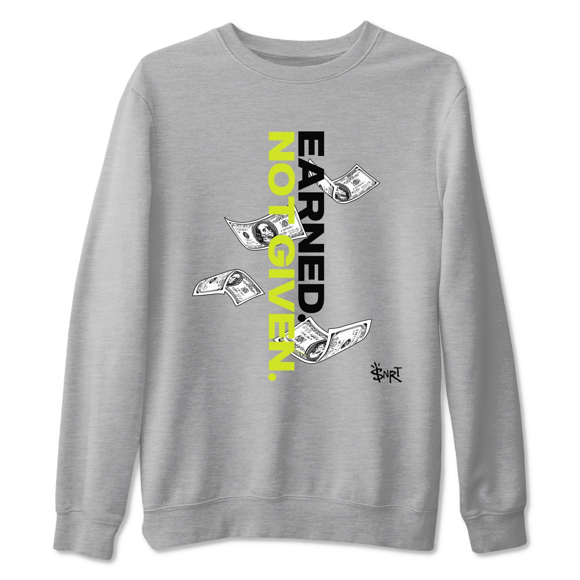 Earned Not Given Sneaker Tees - Air Foamposite One Black Volt