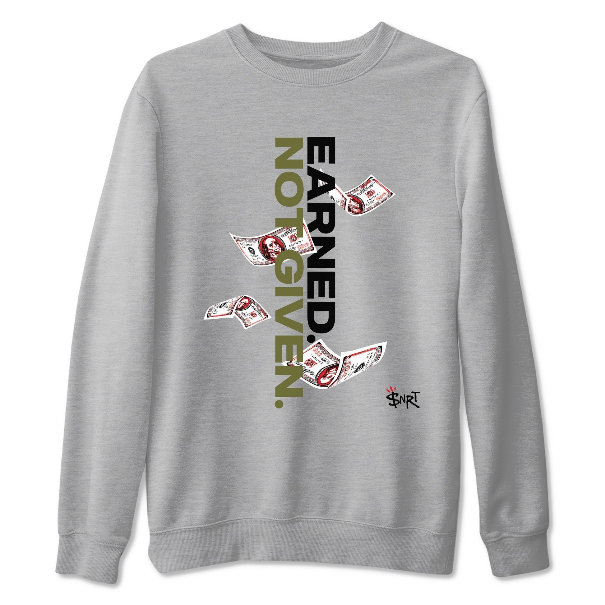 Earned Not Given Sneaker Tees - Air Jordan 1 Travis Scott Medium Olive