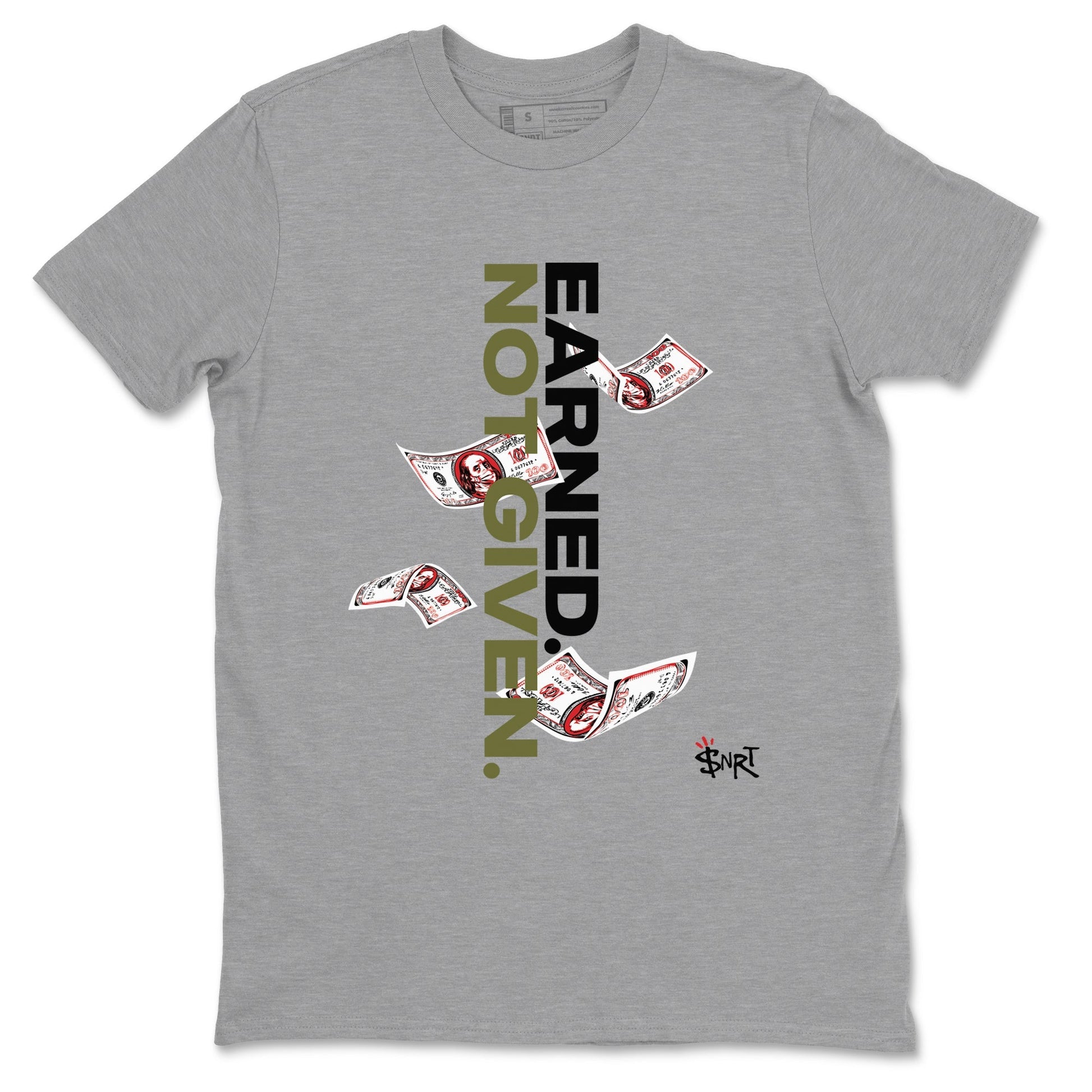 Earned Not Given Sneaker Tees - Air Jordan 1 Travis Scott Medium Olive