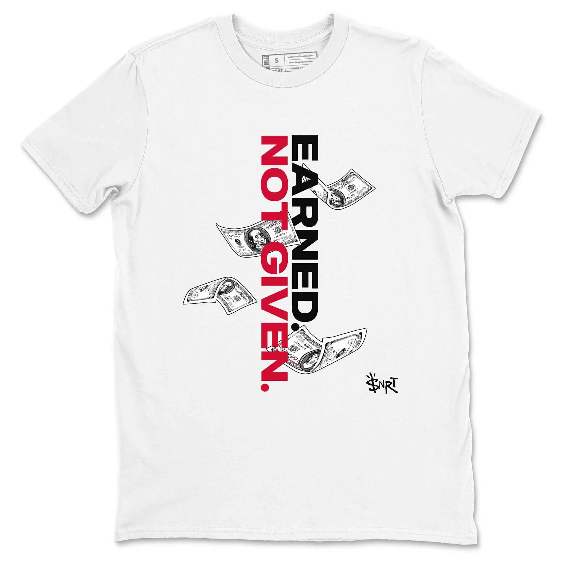 Earned Not Given Sneaker Tees - Air Jordan 12 Flu Game
