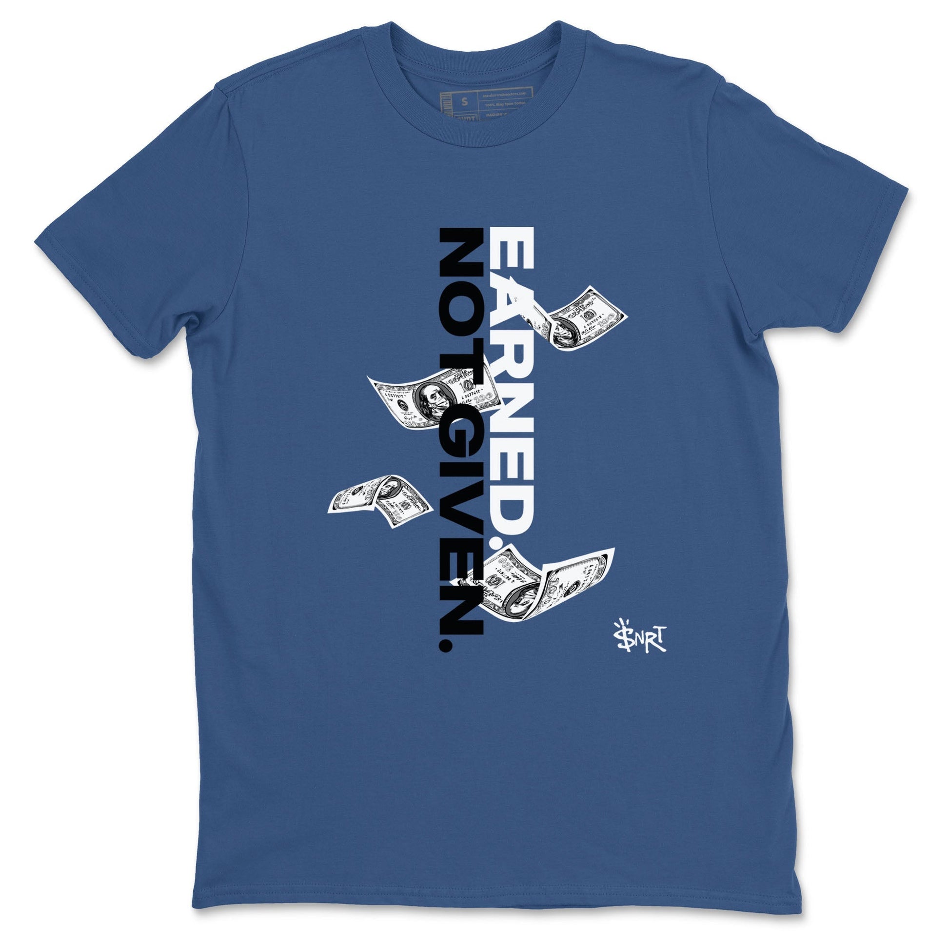 Earned Not Given Sneaker Tees - Air Jordan 3 A Ma Maniere x Diffused Blue