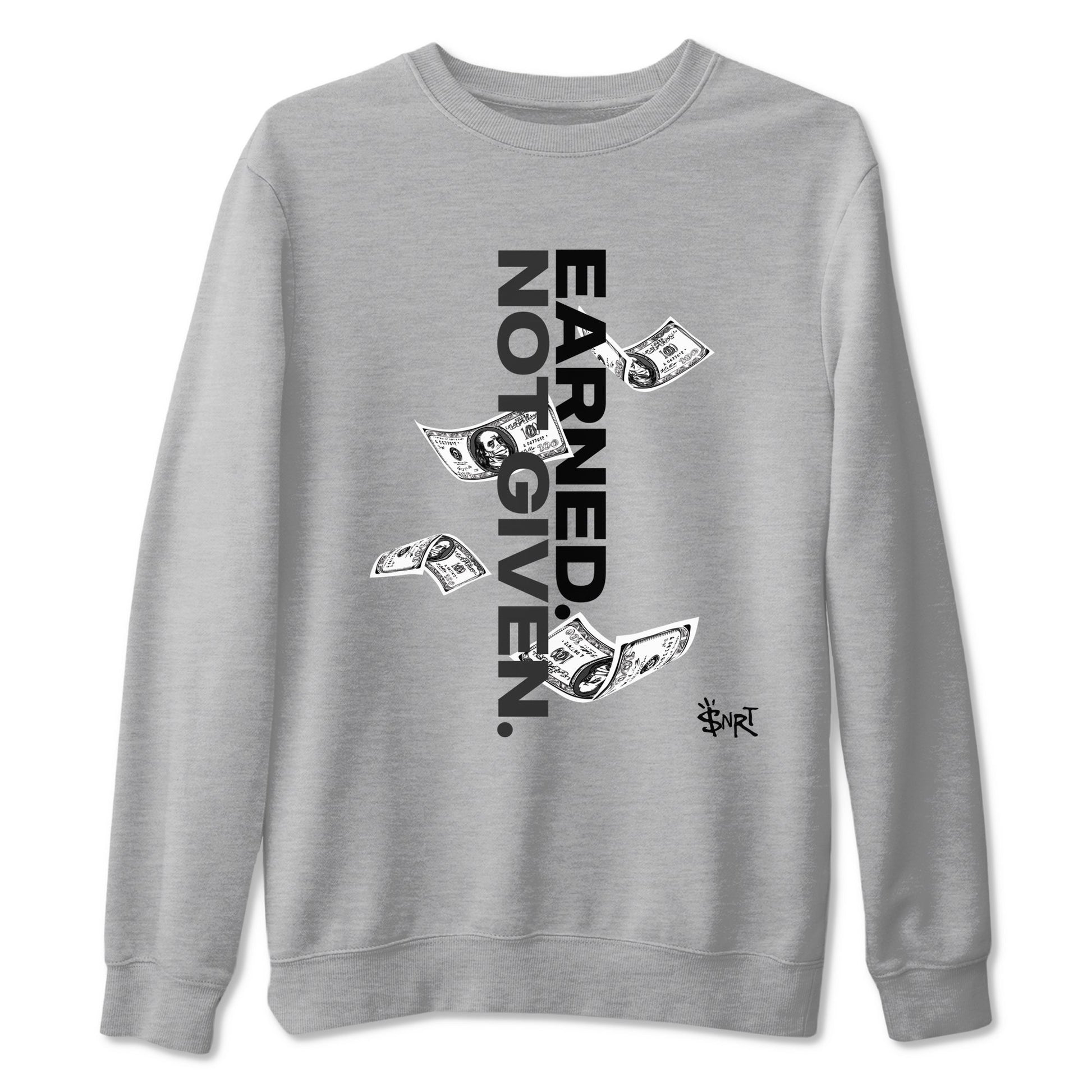 Earned Not Given Sneaker Tees - Air Jordan 4 White Thunder
