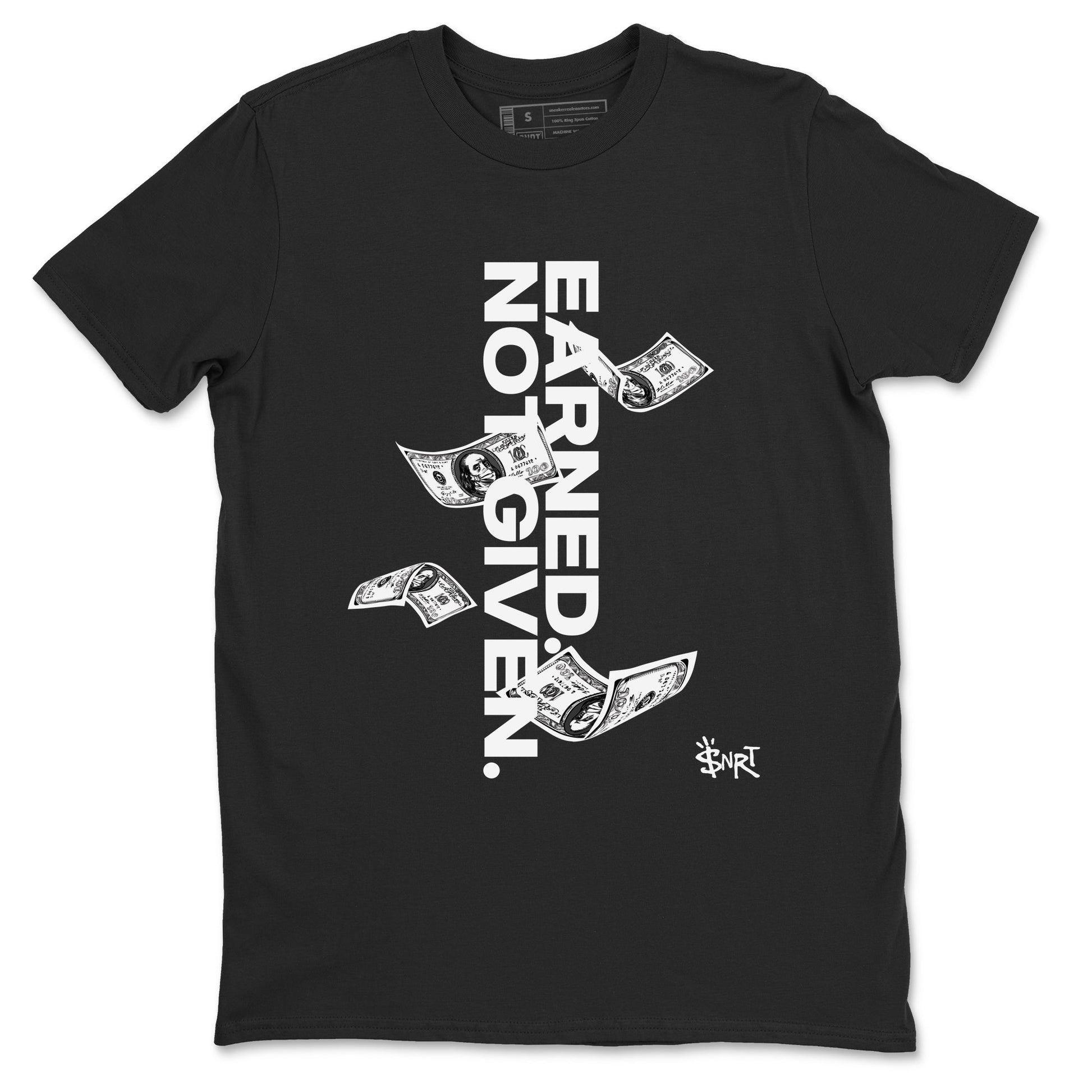 Earned Not Given Sneaker Tees - Air Jordan 4 White Thunder
