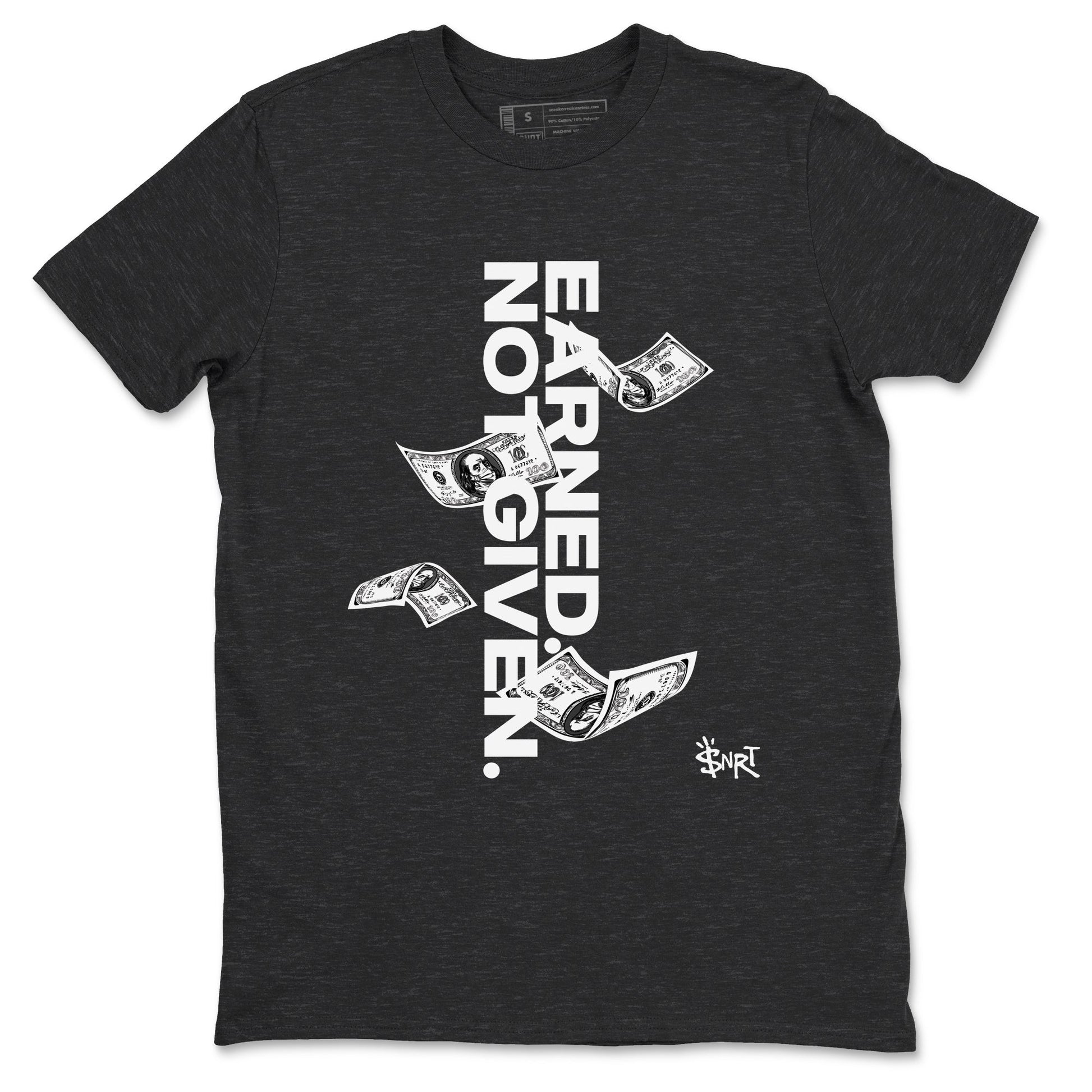 Earned Not Given Sneaker Tees - Air Jordan 4 White Thunder