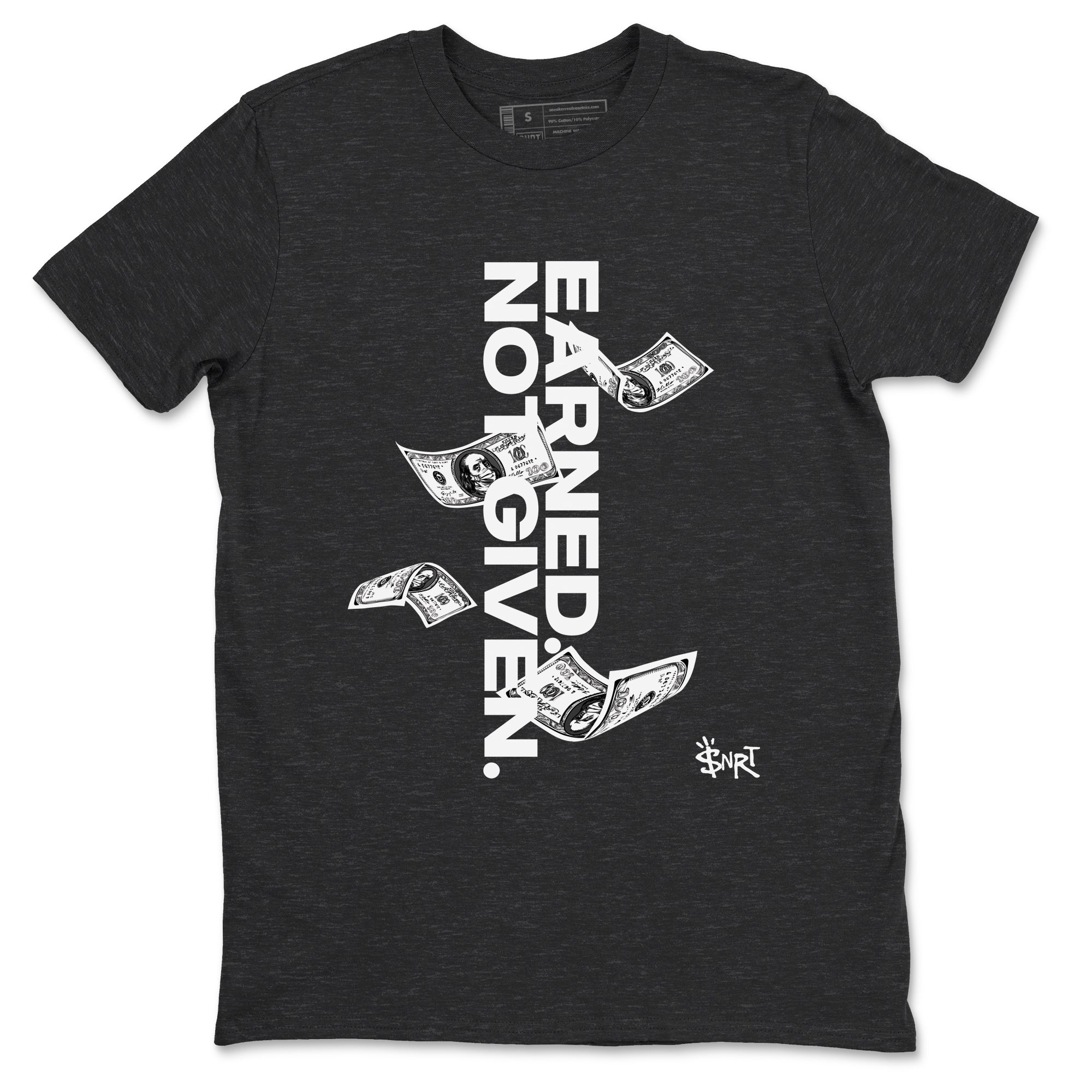 Earned Not Given Sneaker Tees - Air Jordan 4 White Thunder