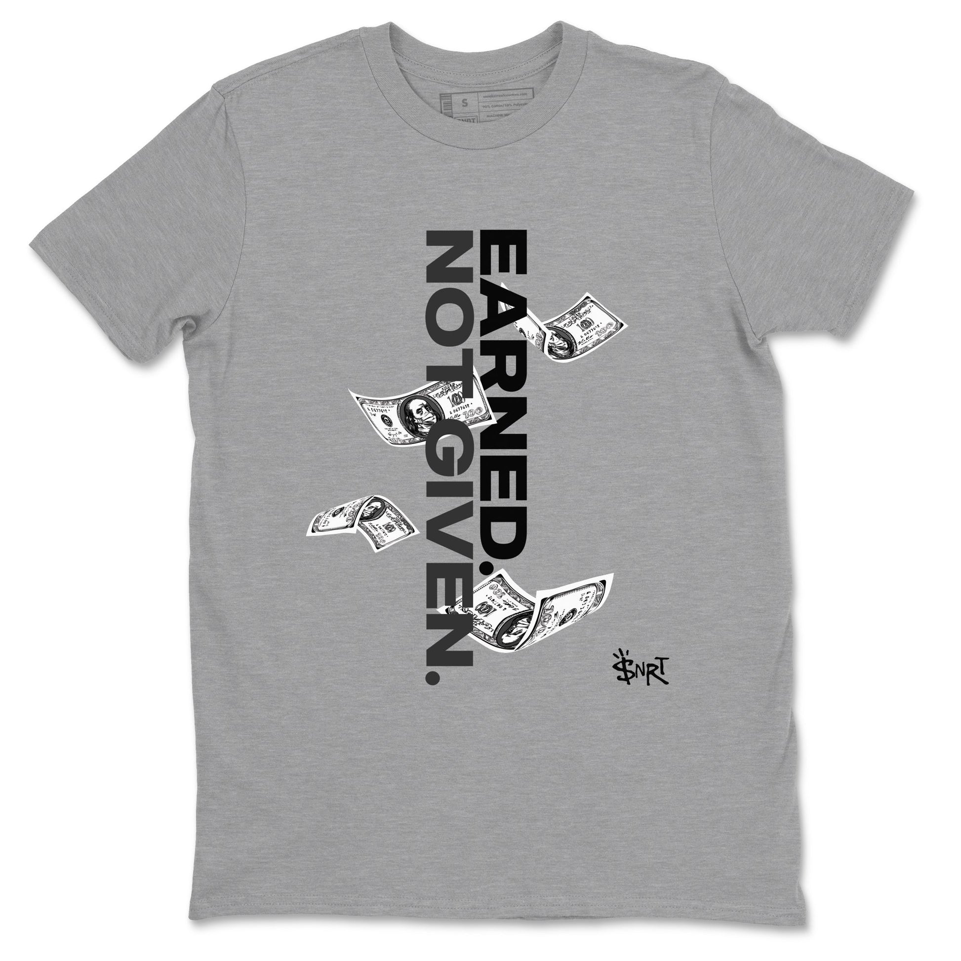 Earned Not Given Sneaker Tees - Air Jordan 4 White Thunder