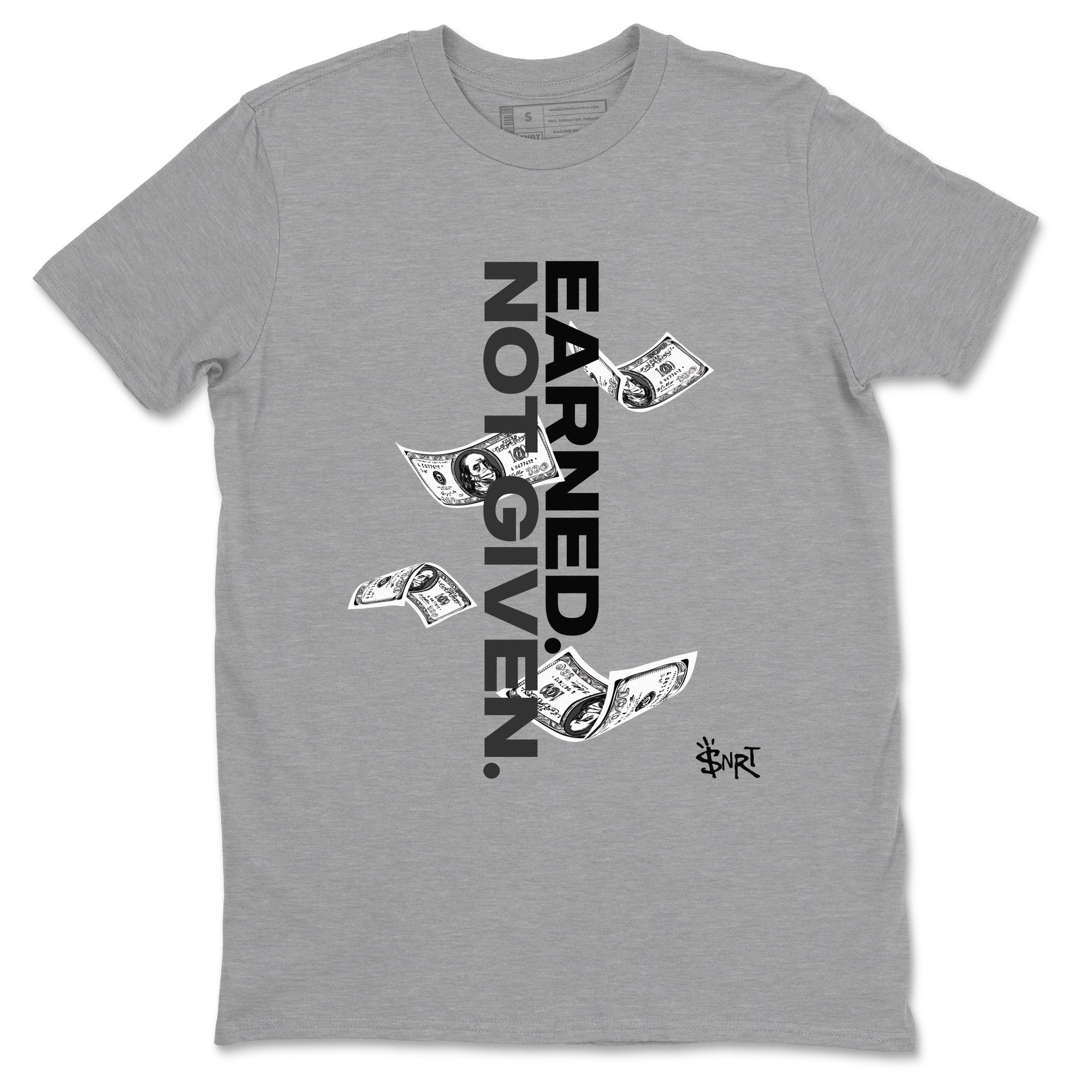 Earned Not Given Sneaker Tees - Air Jordan 4 White Thunder