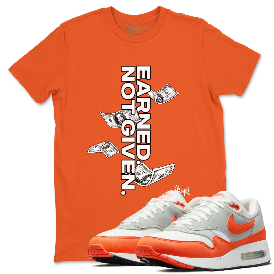 Earned Not Given Sneaker Tees - Air Max 1 Cosmic Clay