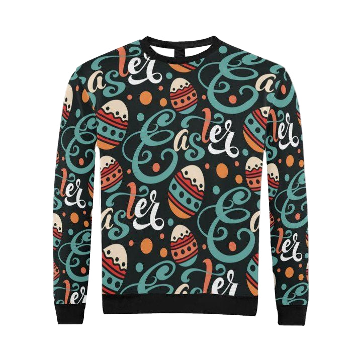 Easter Pattern All Over Print Crewneck Sweater For Men Large Model H18 Sh4190 ? Usalast