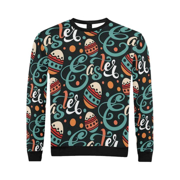 Easter Pattern All Over Print Crewneck Sweater For Men Large Model H18 Sh4190 ? Usalast