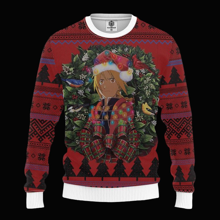 Edward Fullmetal Alchemist Mc Ugly Christmas Sweater Thanksgiving Gift ? Usalast