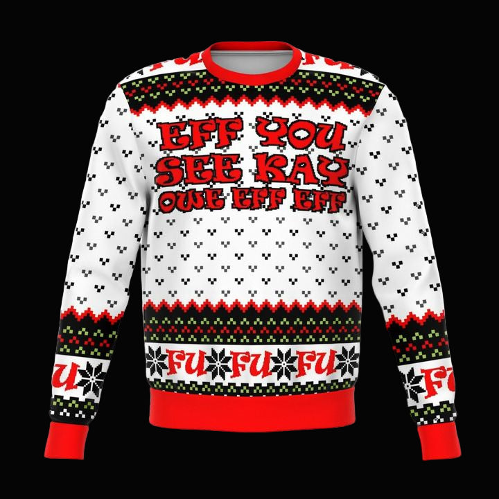 Eff You Meme 2022 Design 3d Ugly Christmas Sweater ? Usalast