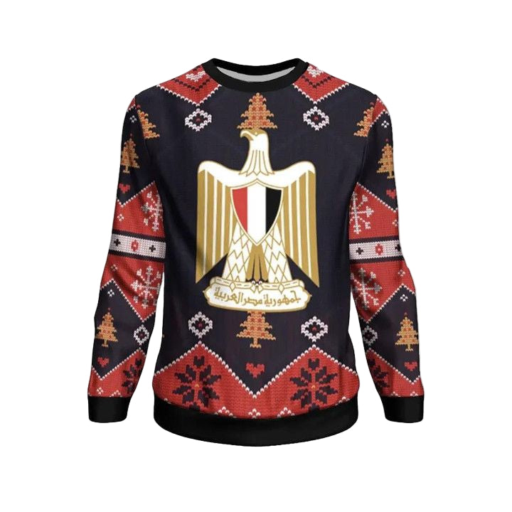 Egypt Christmas Sweater ? Santa Claus Ho Ho Ho ? Bn1810 ? Usalast