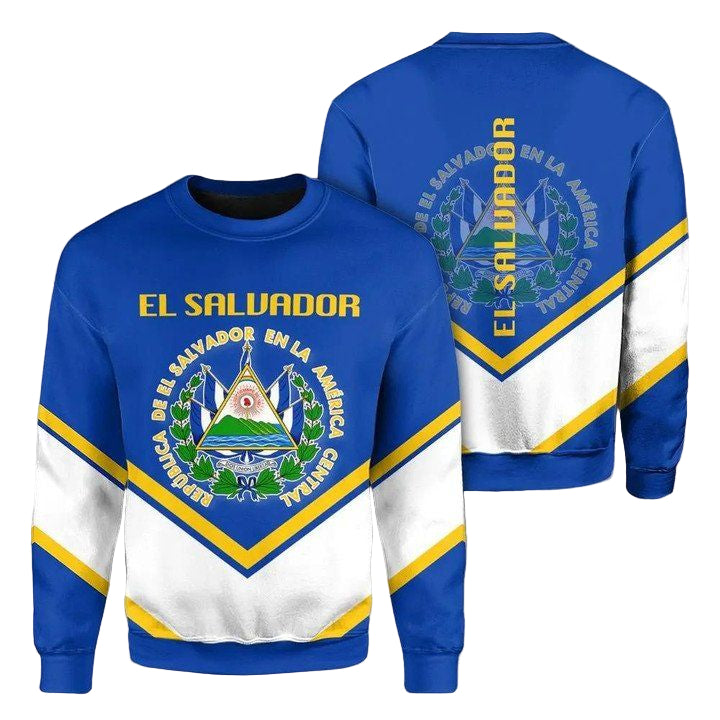 Elsalvador Coat Of Arms Sweater Lucian Style Jw5 ? Usalast