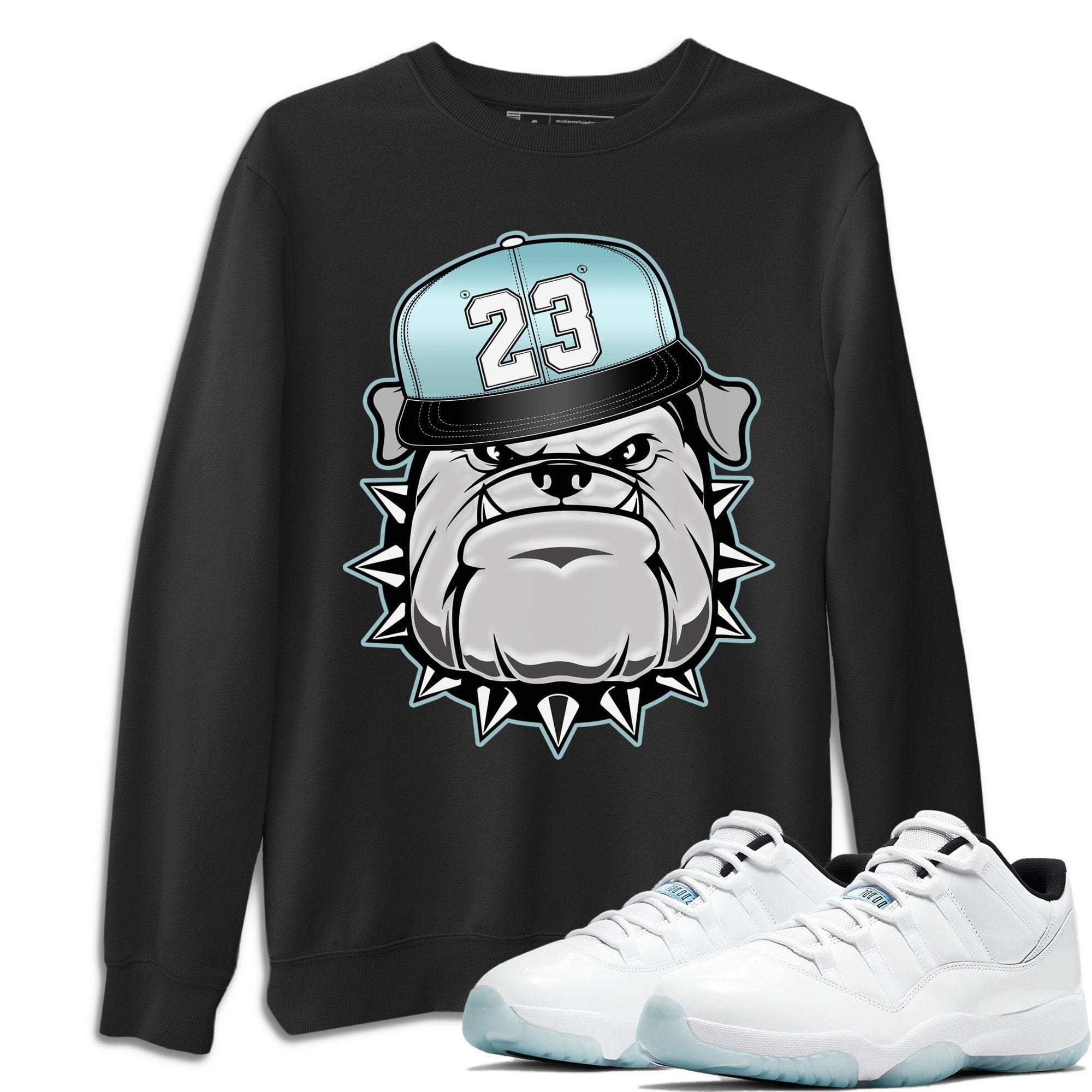 English Bulldog Unisex Tops - Air Jordan 11 Legend Blue