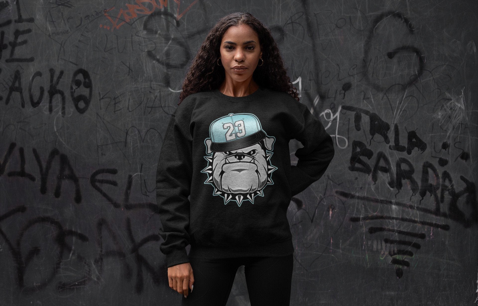English Bulldog Unisex Tops - Air Jordan 11 Legend Blue