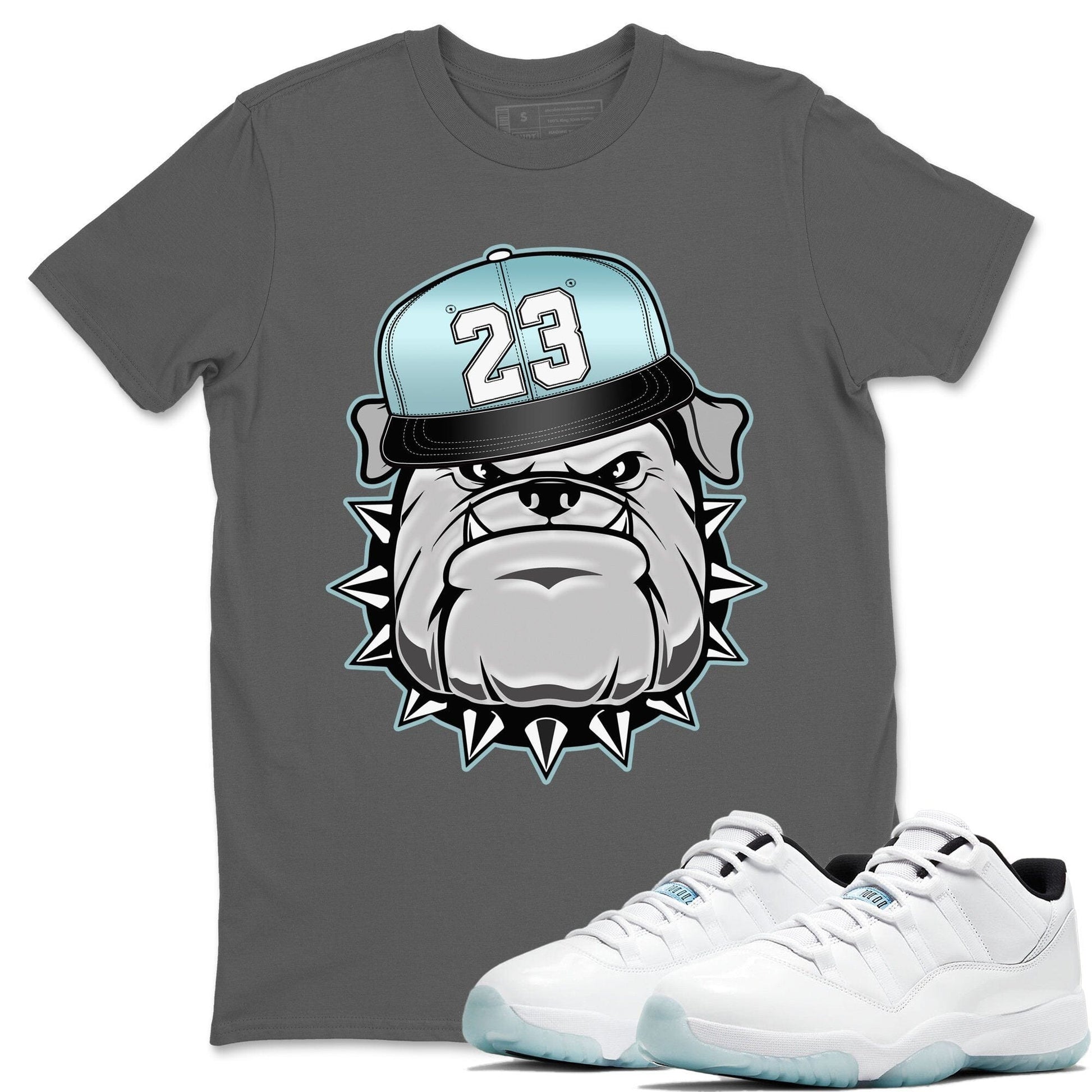 English Bulldog Unisex Tops - Air Jordan 11 Legend Blue
