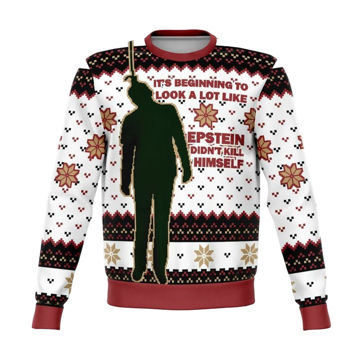 Epstein Didnt Meme 2022 Design 3d Ugly Christmas Sweater ? Usalast