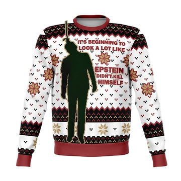 Epstein Didnt Meme 2022 Design 3d Ugly Christmas Sweater ? Usalast