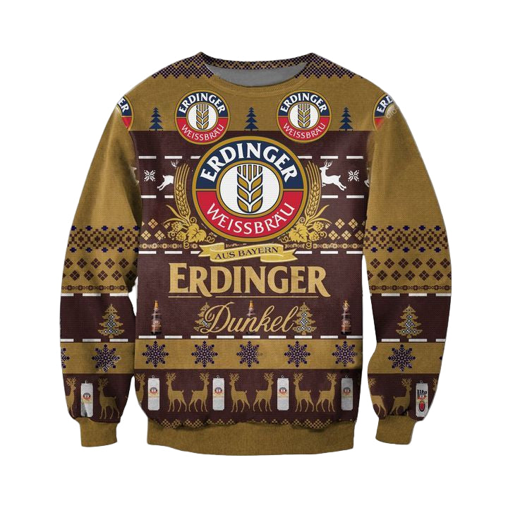 Erdinger Dunkel Beer Ugly Christmas Sweater 2022 ? Usalast