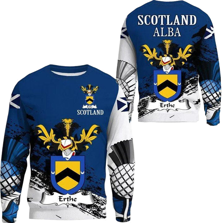 Erthe Scottish Family Crest Scotland Special Sweater A7 ? Usalast