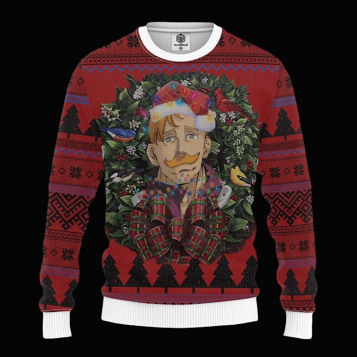 Escanor Nanatsu No Taizai Mc Ugly Christmas Sweater Thanksgiving Gift ? Usalast
