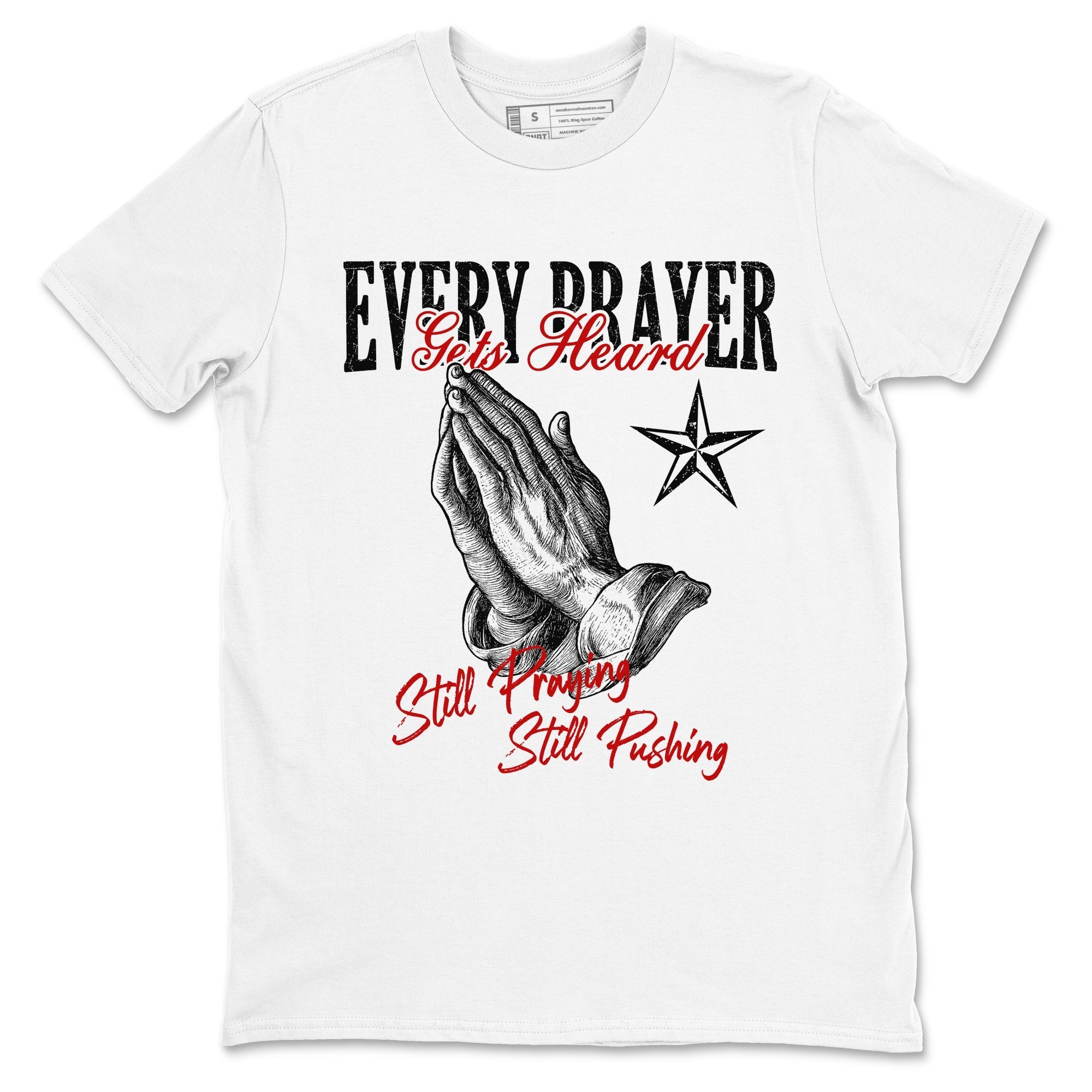 Every Prayer Gets Heard Sneaker Tees - Air Jordan 11 Bred