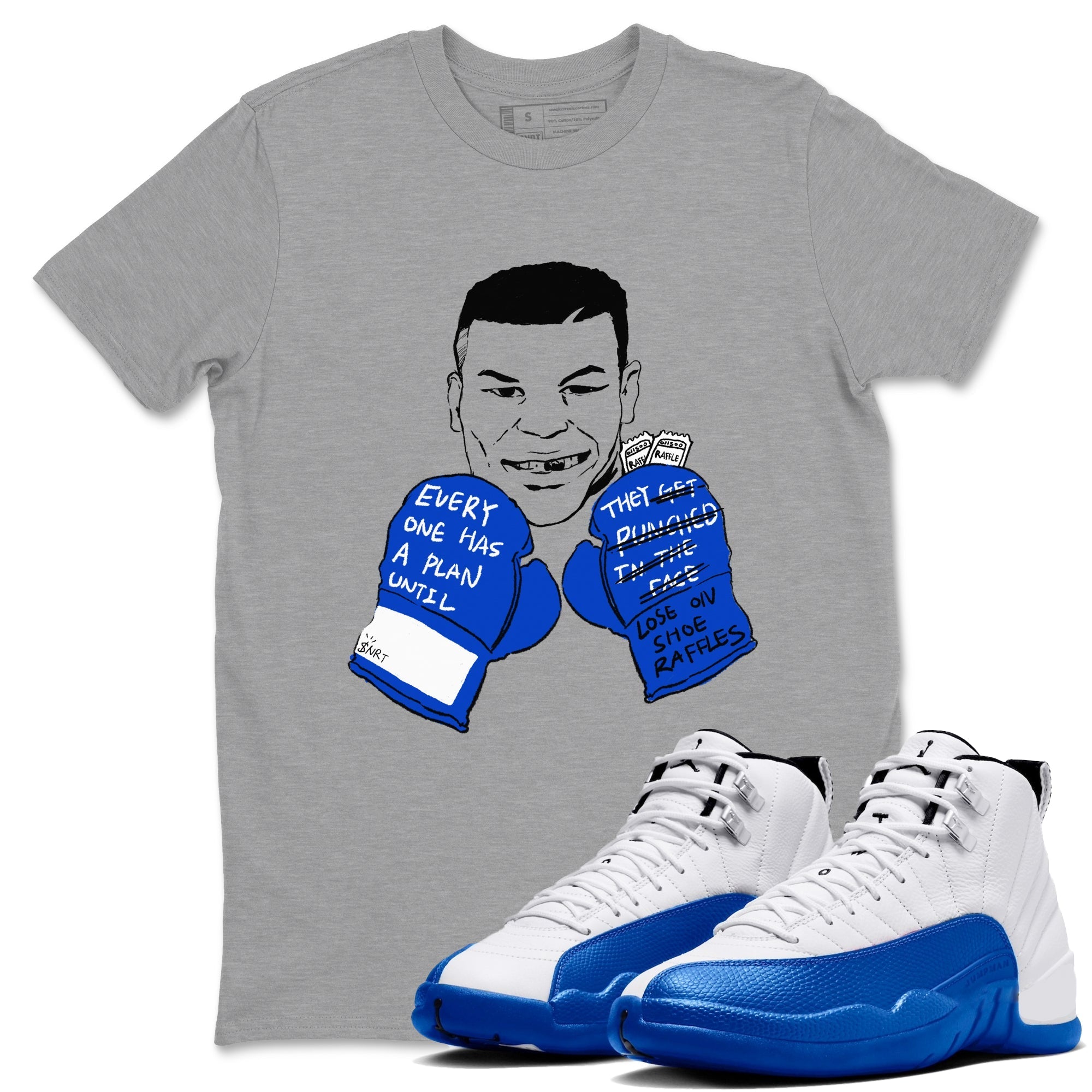 Everyone Has A Plan Sneaker Tees - Air Jordan 12 Blueberry