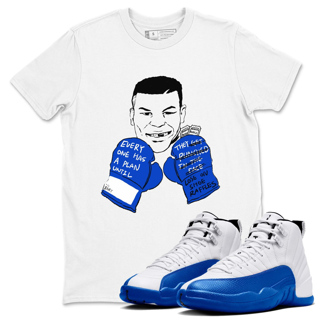 Everyone Has A Plan Sneaker Tees - Air Jordan 12 Blueberry