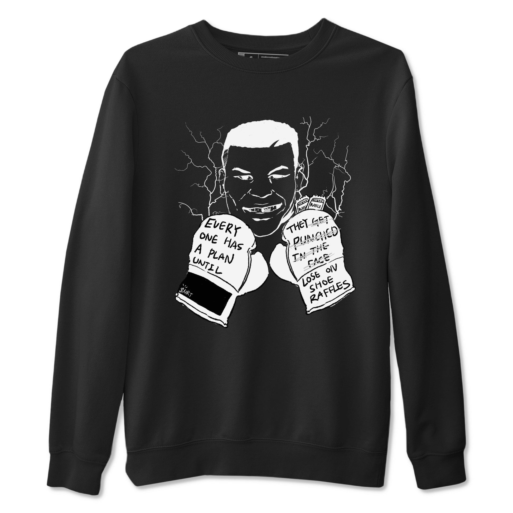 Everyone Has A Plan Sneaker Tees - Air Jordan 4 White Thunder