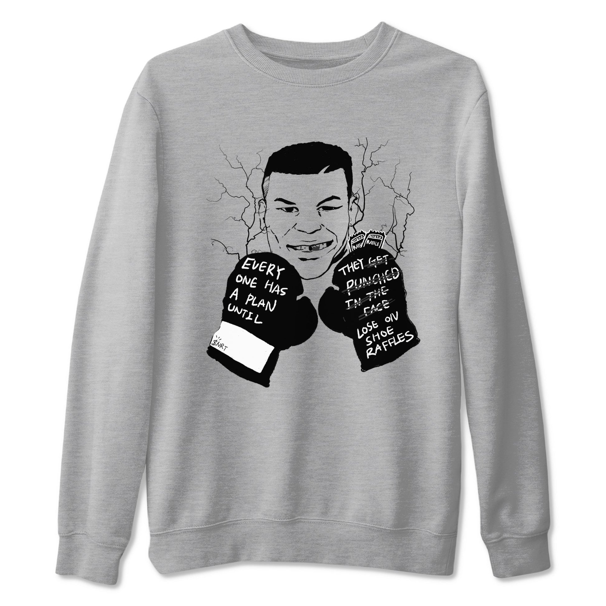 Everyone Has A Plan Sneaker Tees - Air Jordan 4 White Thunder