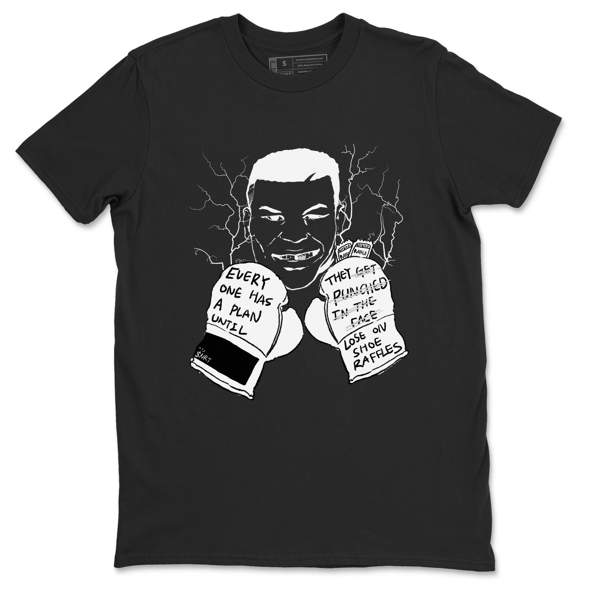 Everyone Has A Plan Sneaker Tees - Air Jordan 4 White Thunder