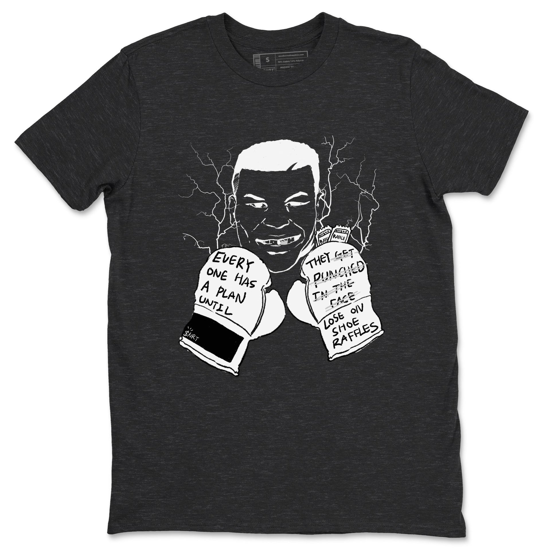 Everyone Has A Plan Sneaker Tees - Air Jordan 4 White Thunder
