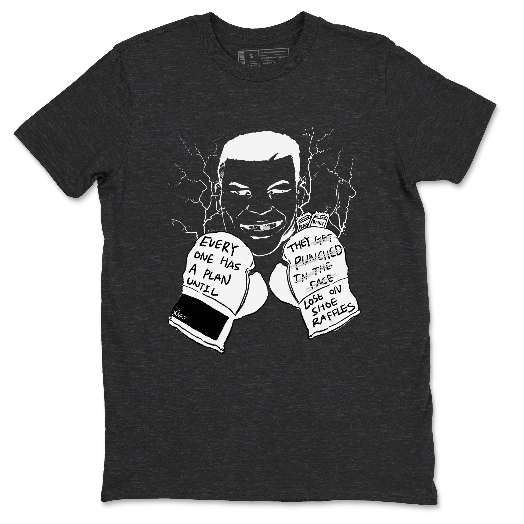 Everyone Has A Plan Sneaker Tees - Air Jordan 4 White Thunder
