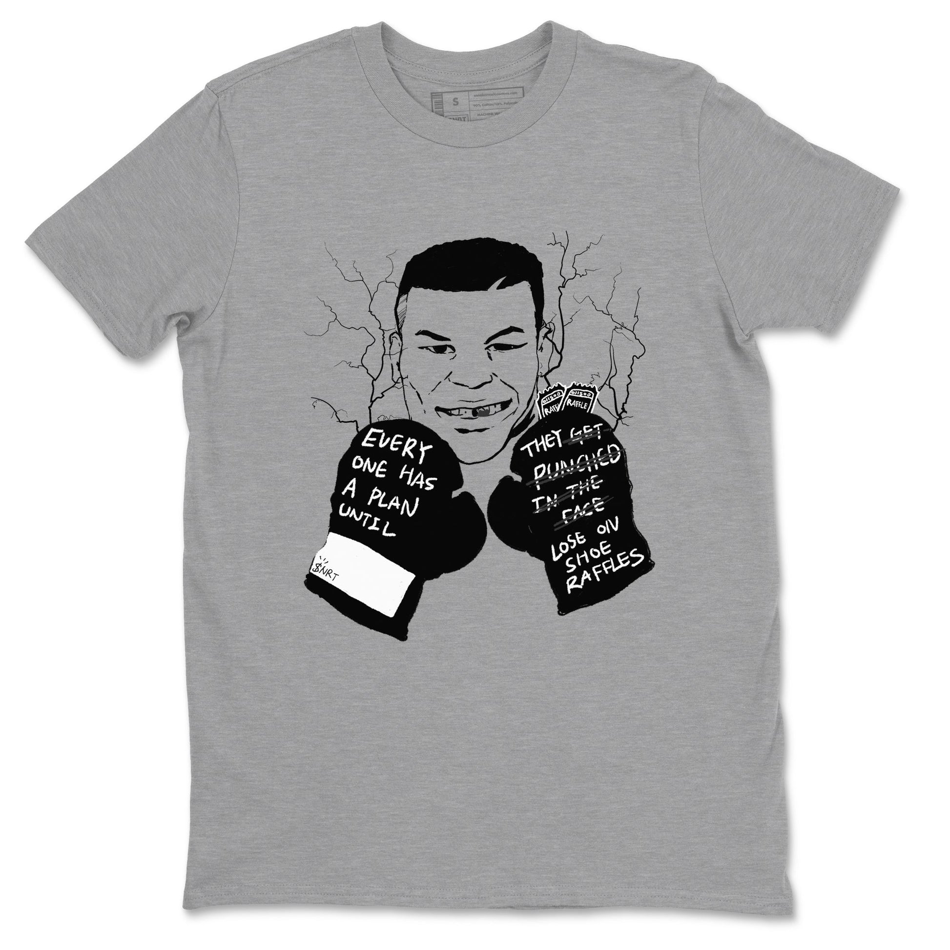 Everyone Has A Plan Sneaker Tees - Air Jordan 4 White Thunder