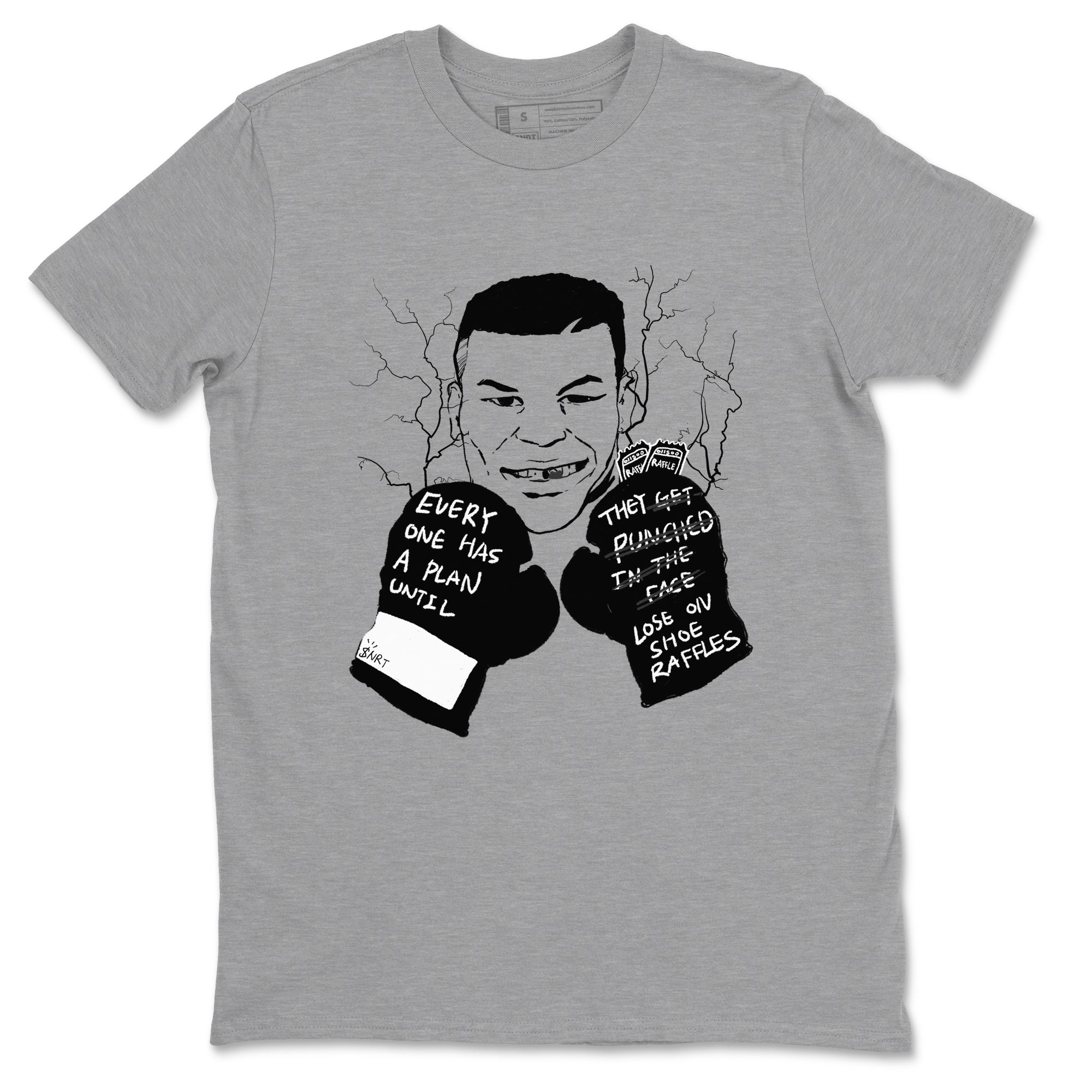 Everyone Has A Plan Sneaker Tees - Air Jordan 4 White Thunder