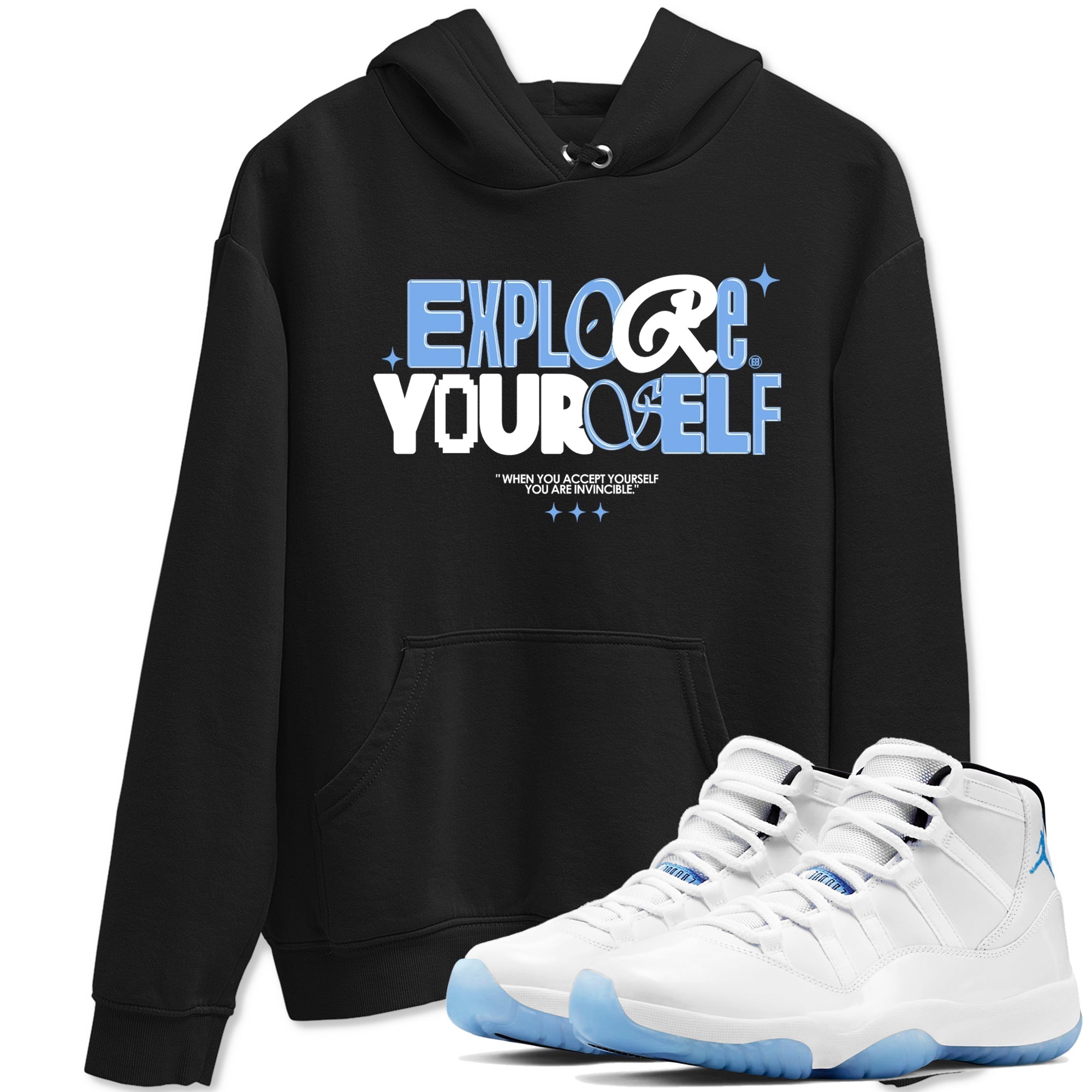 Explore Yourself Sneaker Tees - Air Jordan 11 Legend Blue