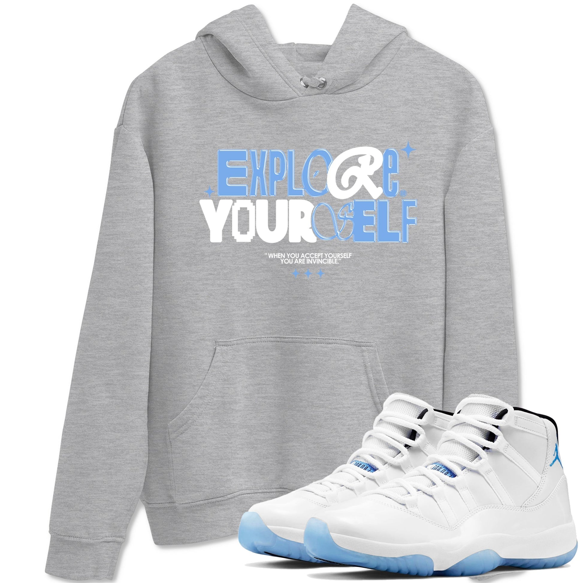 Explore Yourself Sneaker Tees - Air Jordan 11 Legend Blue