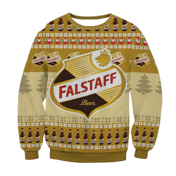 Falstaff Beer Ugly Christmas Sweater 2022 ? Usalast