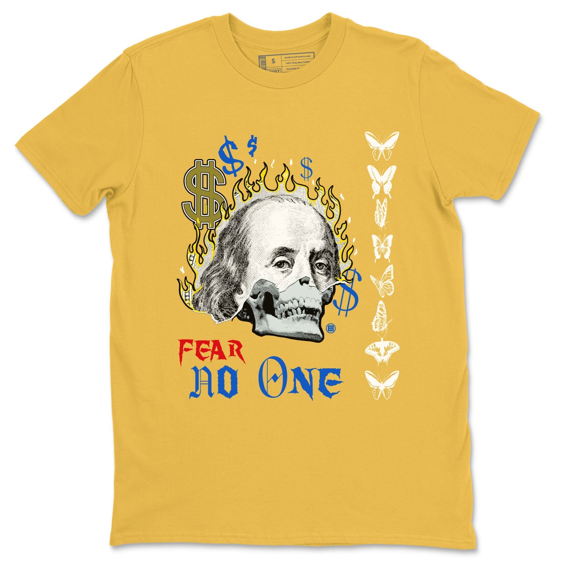 Fear No One Sneaker Tees - Air Jordan 1 Travis Scott Canary