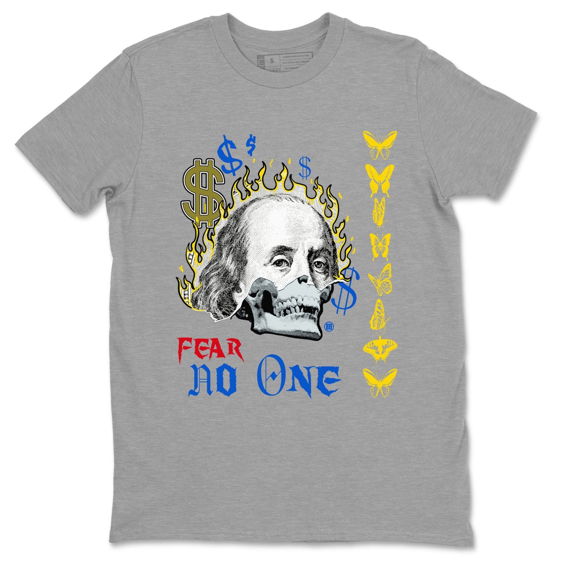 Fear No One Sneaker Tees - Air Jordan 1 Travis Scott Canary