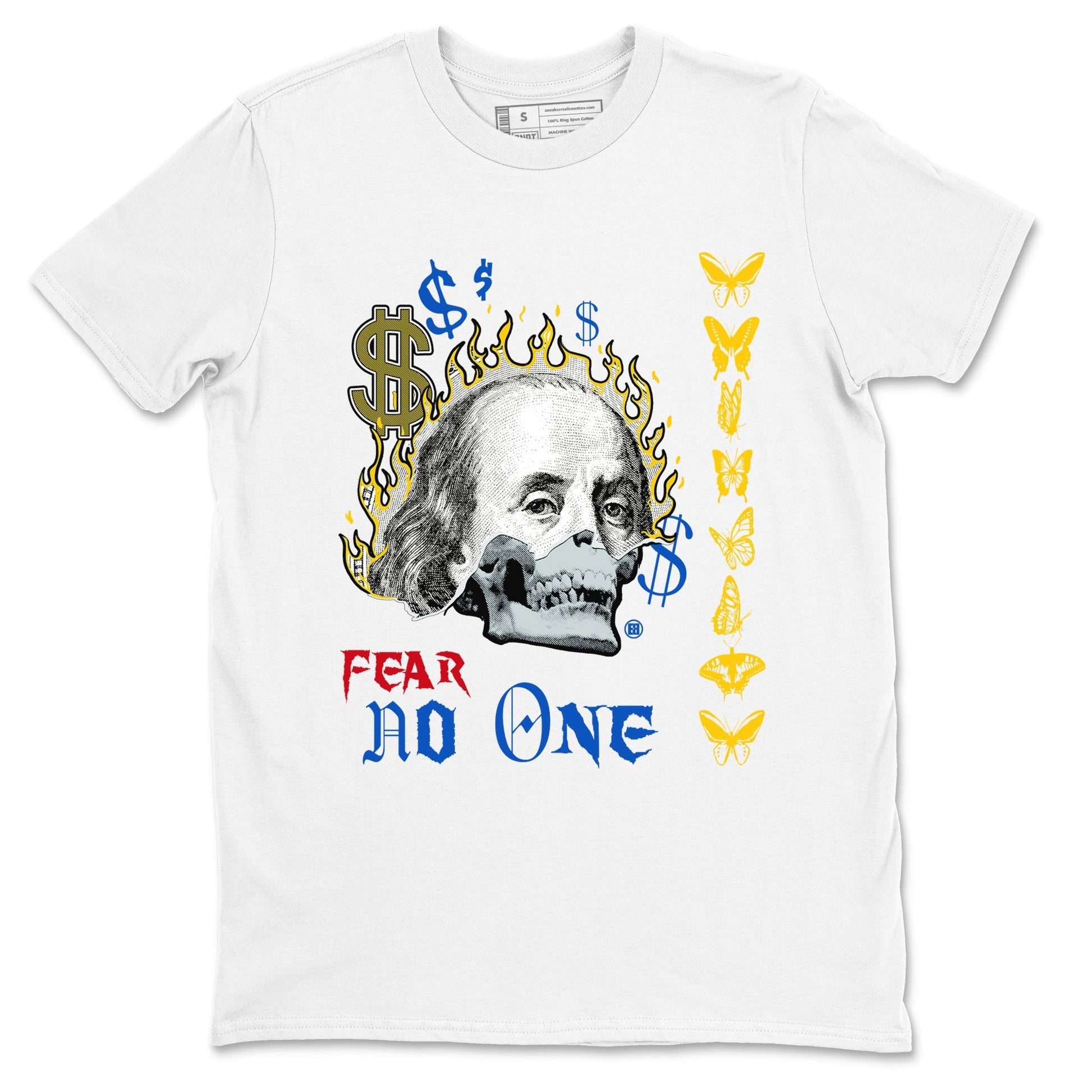 Fear No One Sneaker Tees - Air Jordan 1 Travis Scott Canary