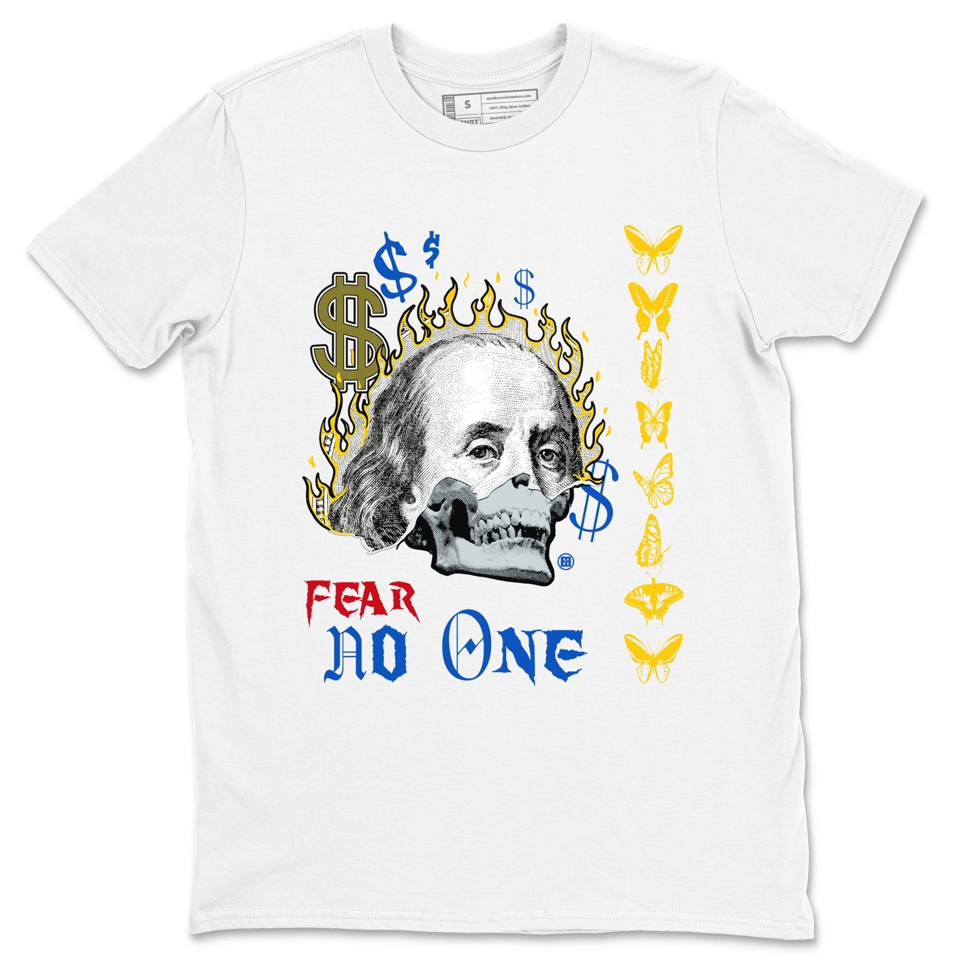 Fear No One Sneaker Tees - Air Jordan 1 Travis Scott Canary
