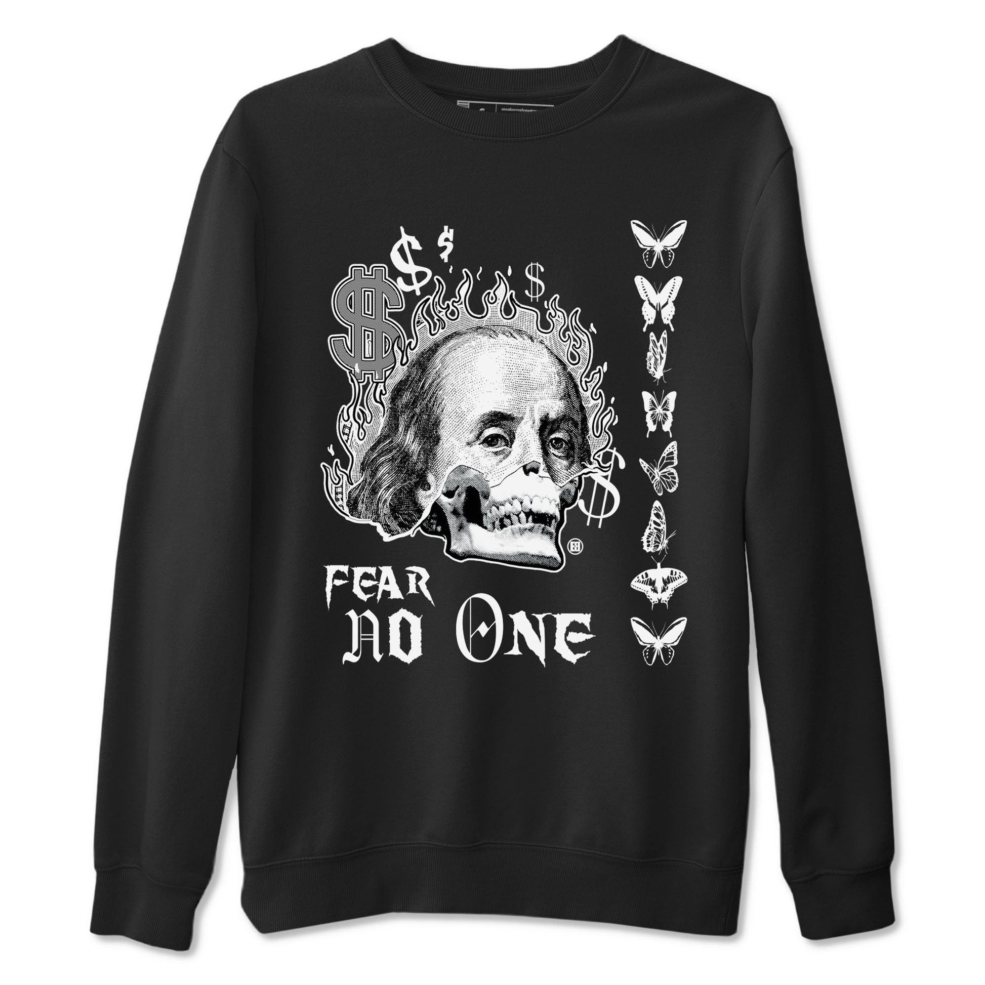 Fear No One Sneaker Tees - Air Jordan 4 White Thunder