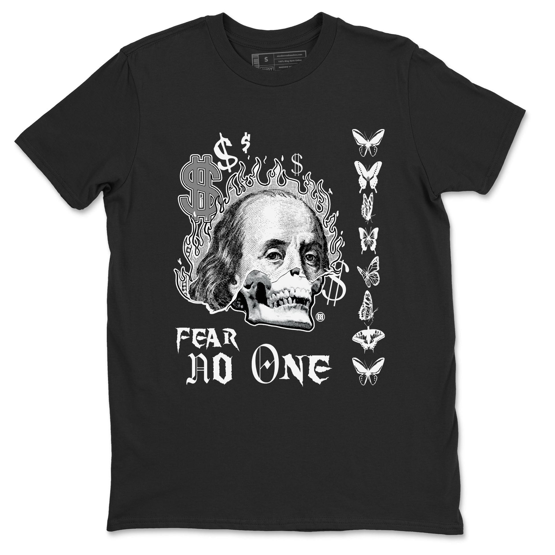 Fear No One Sneaker Tees - Air Jordan 4 White Thunder