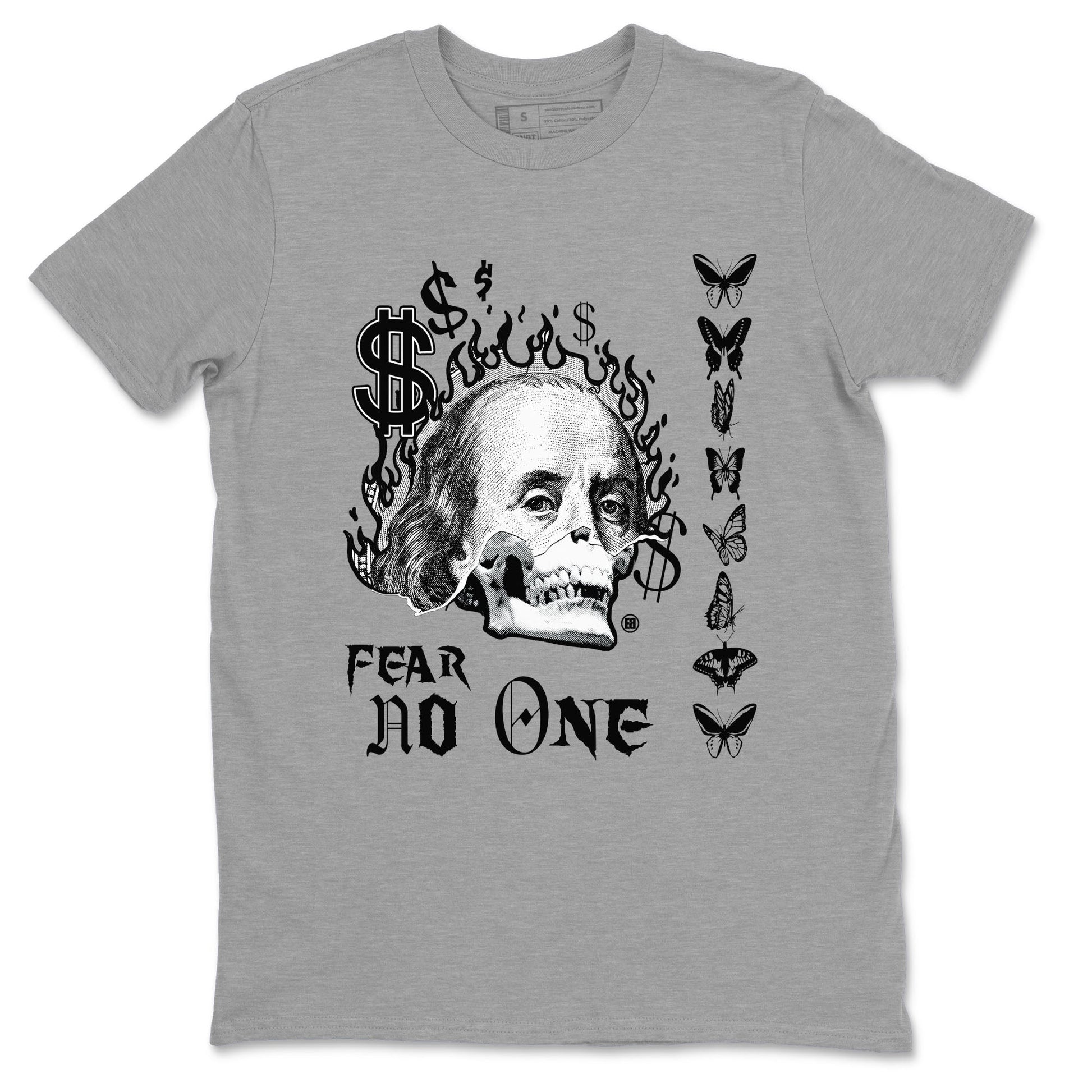 Fear No One Sneaker Tees - Air Jordan 4 White Thunder